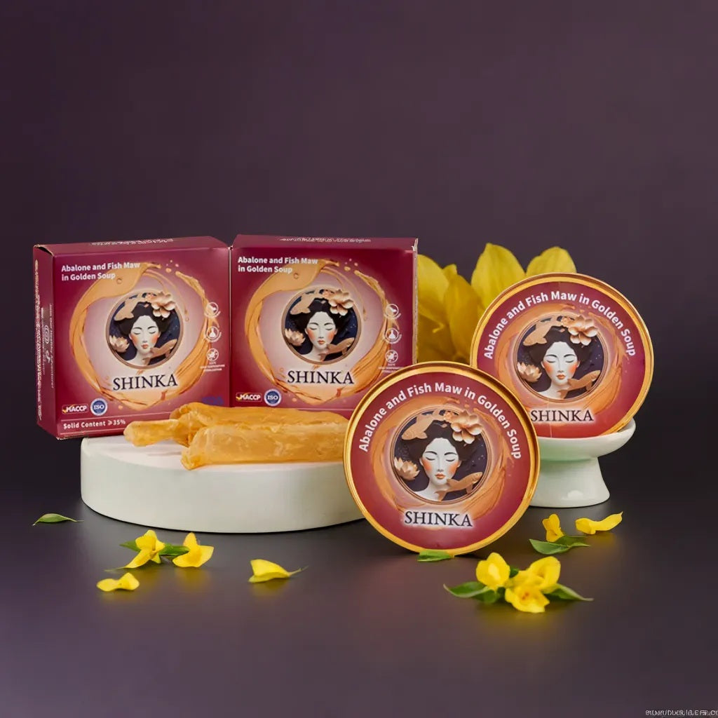 SHINKA All Abalone and Fish Maw in Golden Soup - 6pc box set